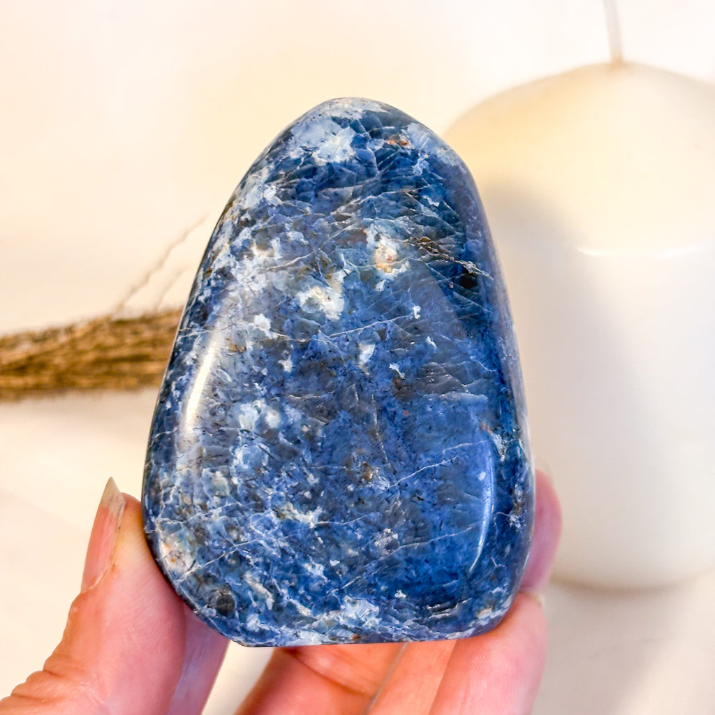 Dumortierite crystal freeform