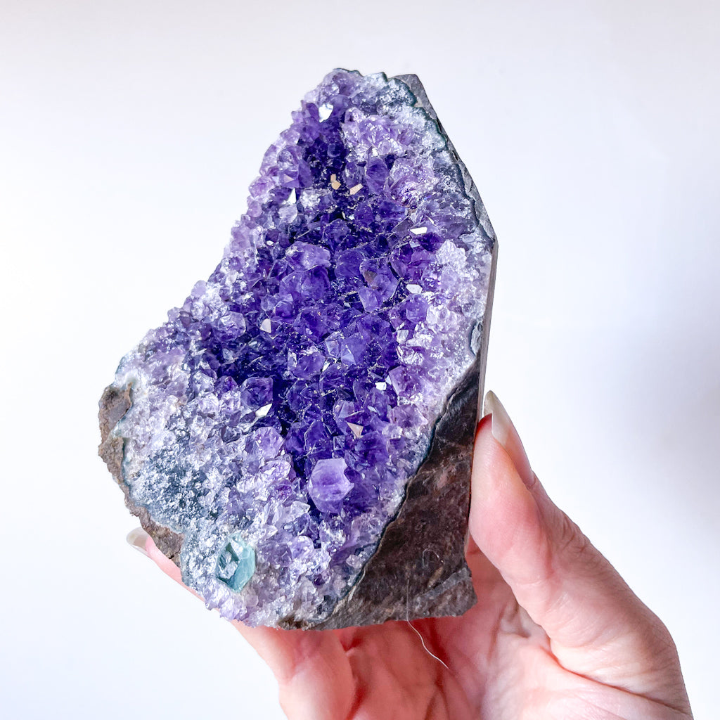 Amethyst crystal cluster 570g