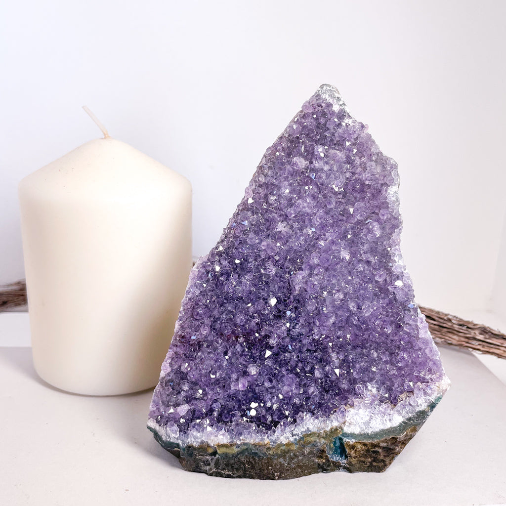 Amethyst crystal cluster 760g