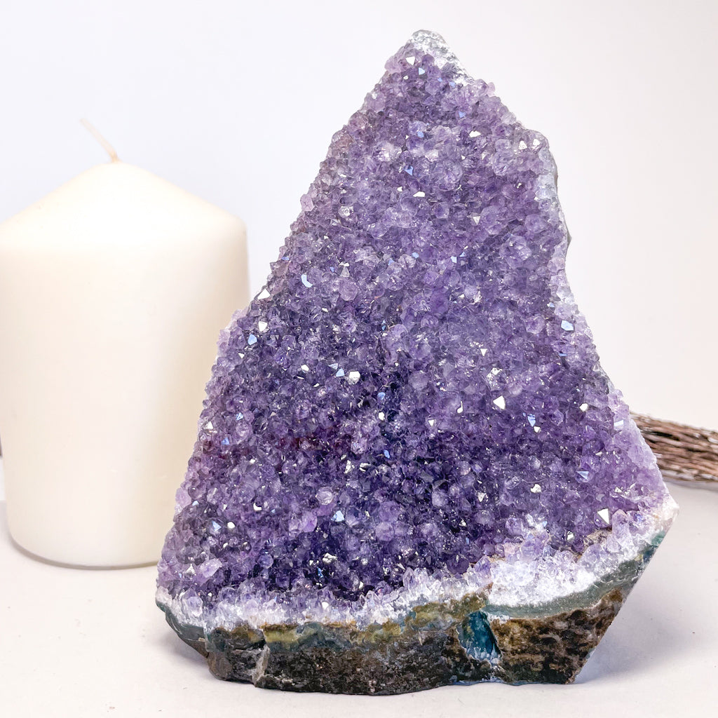 Amethyst crystal cluster 760g