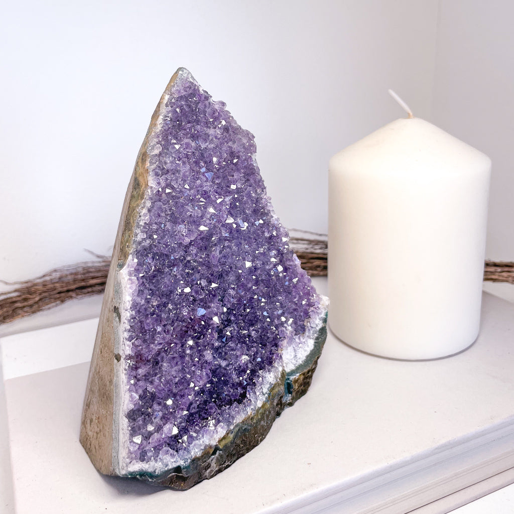 Amethyst crystal cluster 760g