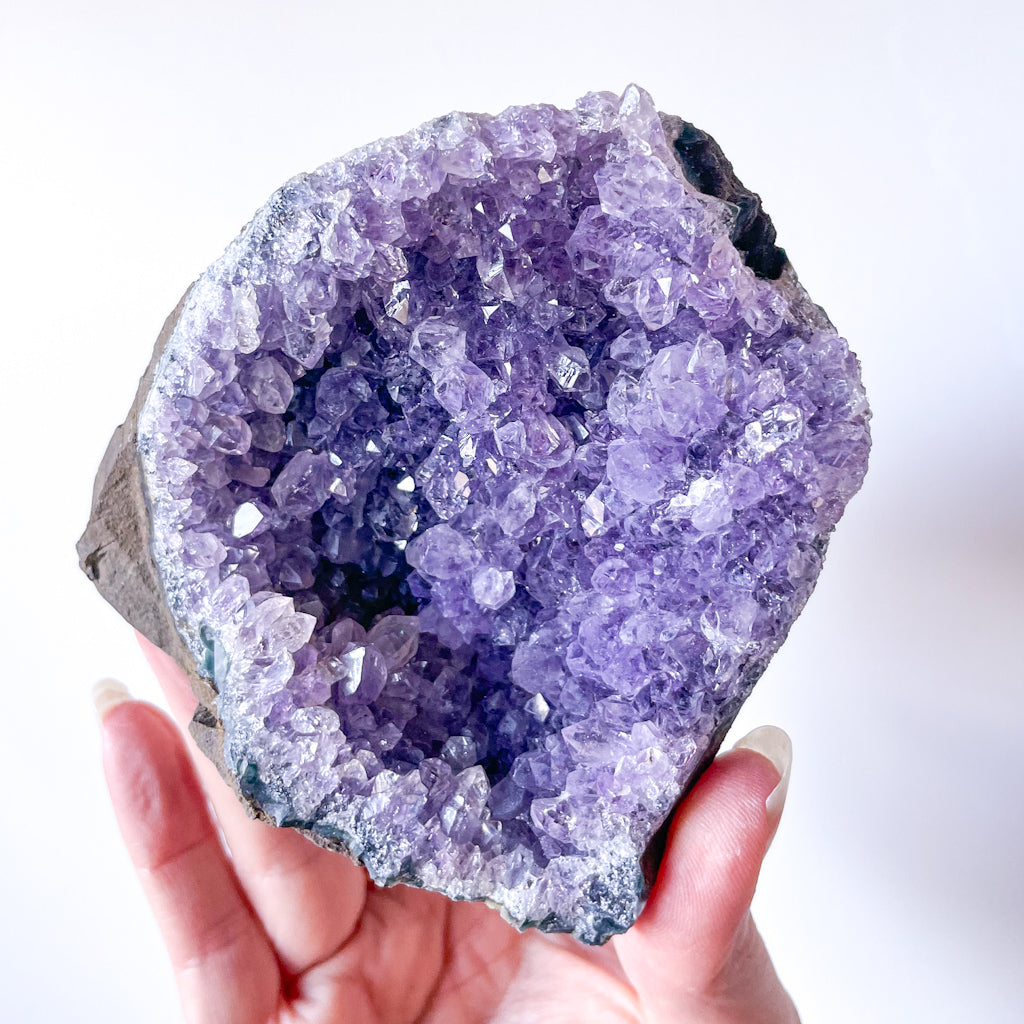 Amethyst crystal cluster 475g