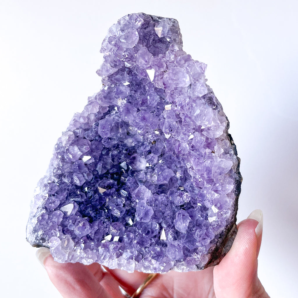 Amethyst crystal cluster 330g