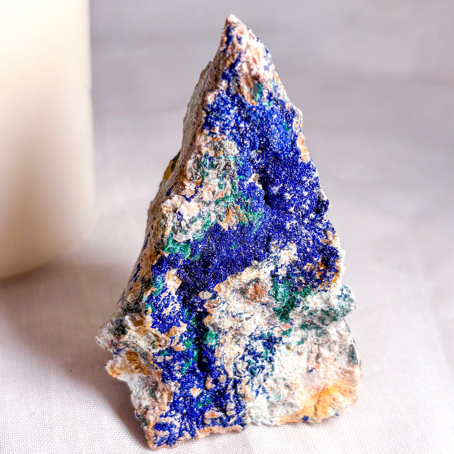 Azurite + malachite specimen crystal cluster stone