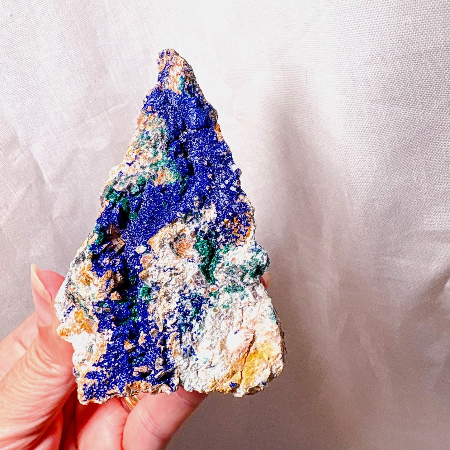 Azurite + malachite specimen crystal cluster stone