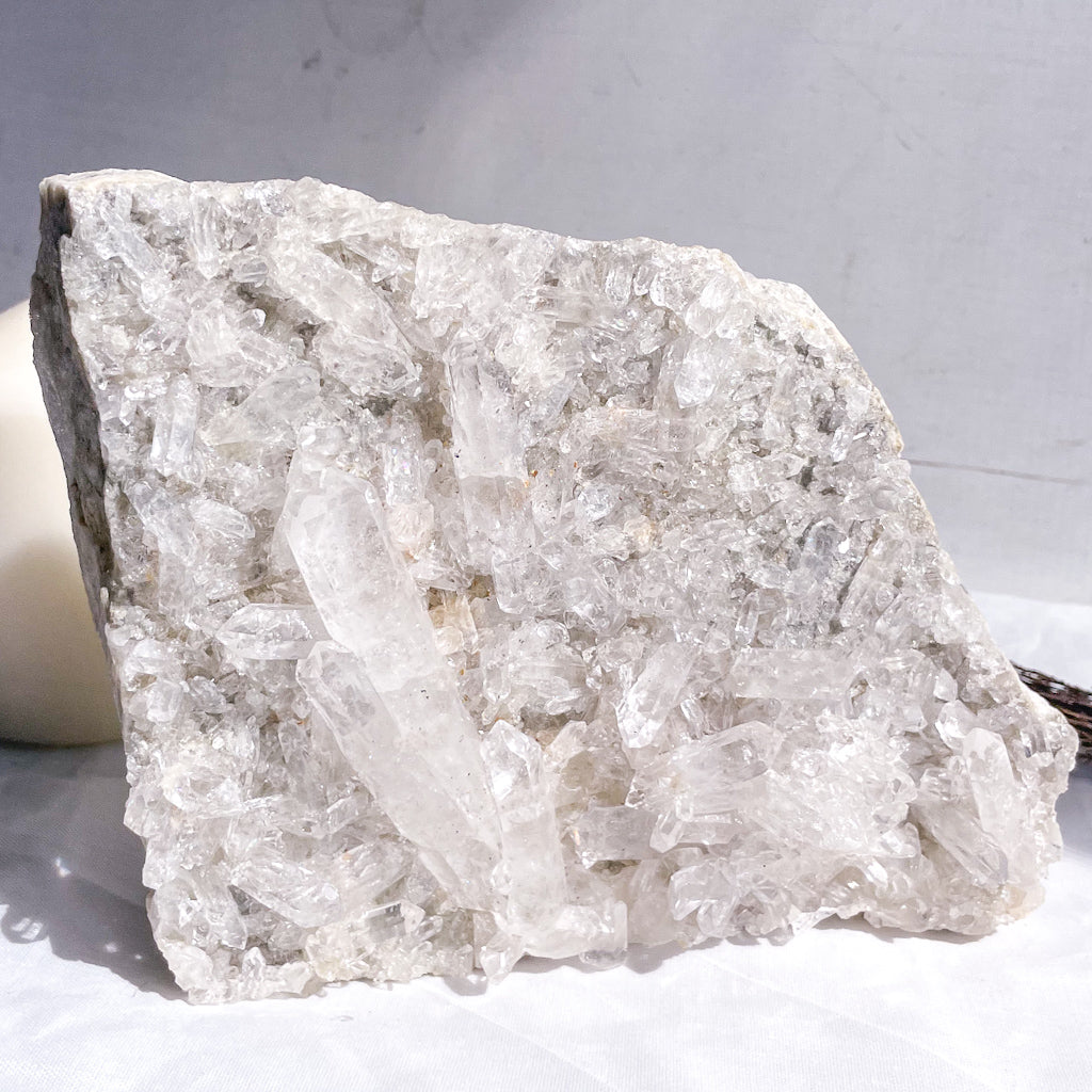 Clear quartz A grade druzy crystal cluster XL 1.9kg