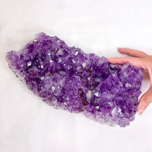 Amethyst A grade crystal cluster XL