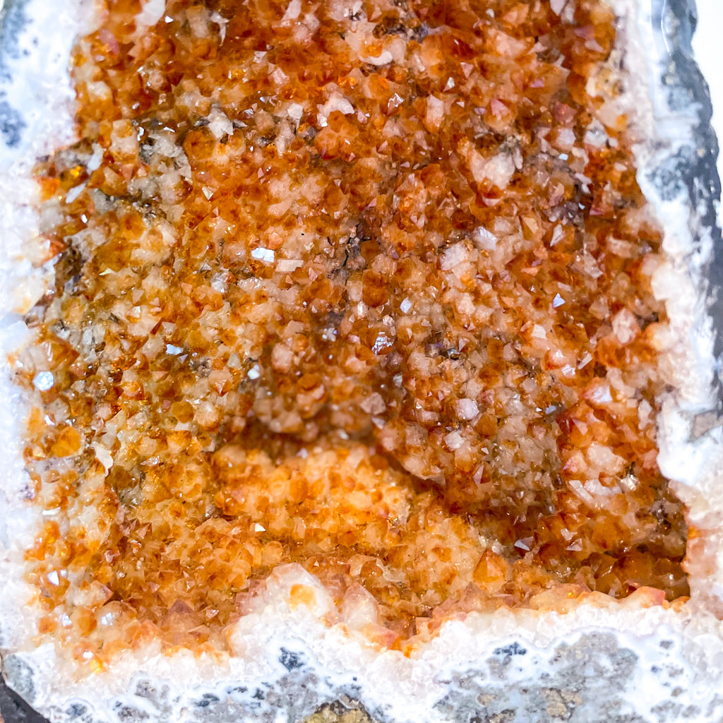 Citrine A grade cathedral cave geode crystal XXL 12kg