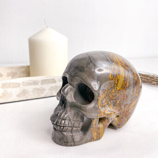 Jasper crystal skull large 900g