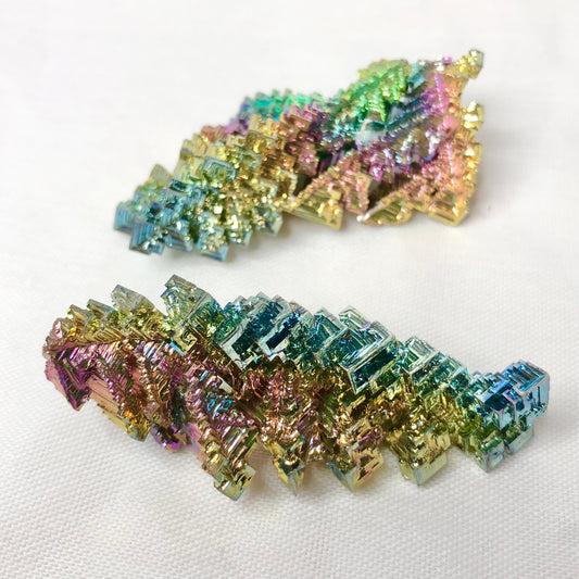 Bismuth rainbow crystal