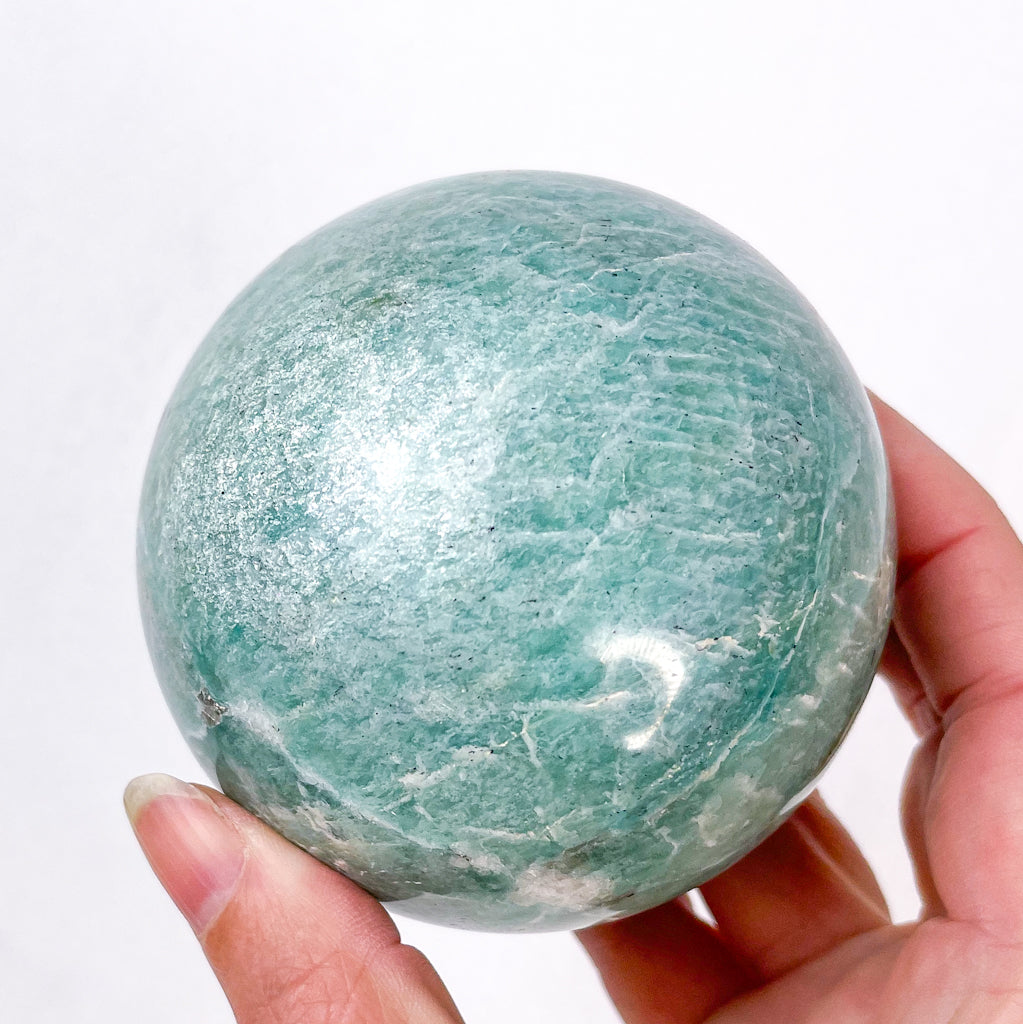 Amazonite crystal sphere 630g L