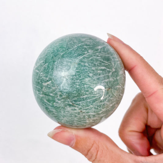 Amazonite crystal sphere 240g