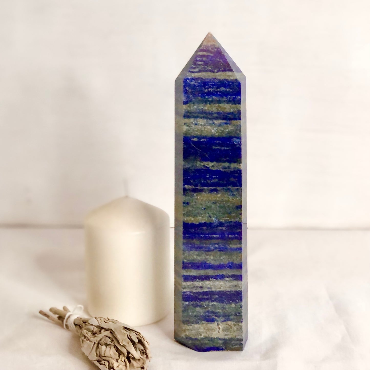 Lapis Lazuli crystal generator tower XXL 24cm 1kg
