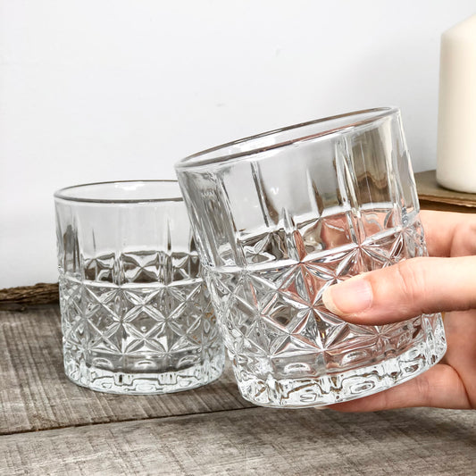 Whiskey / gin glass gift set 2