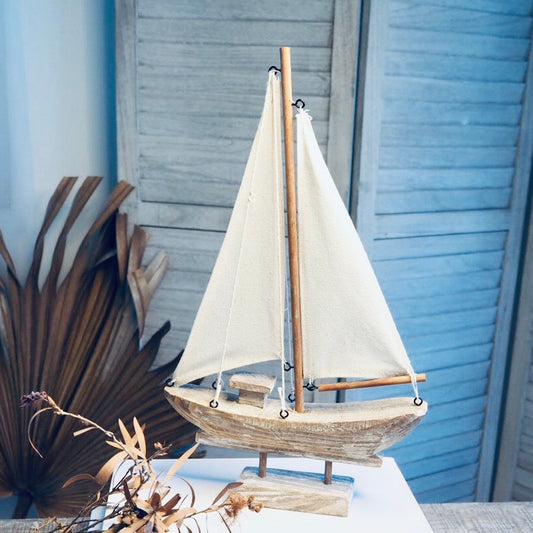 Sailing boat statue
